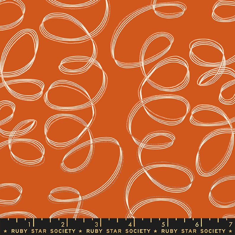 Ruby Star Society Unruly Nature pecan tendrils quilting cotton