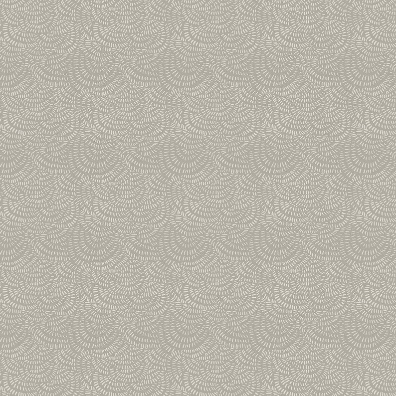 Dear Stella Crimp nimbus grey textured blender quilting cotton