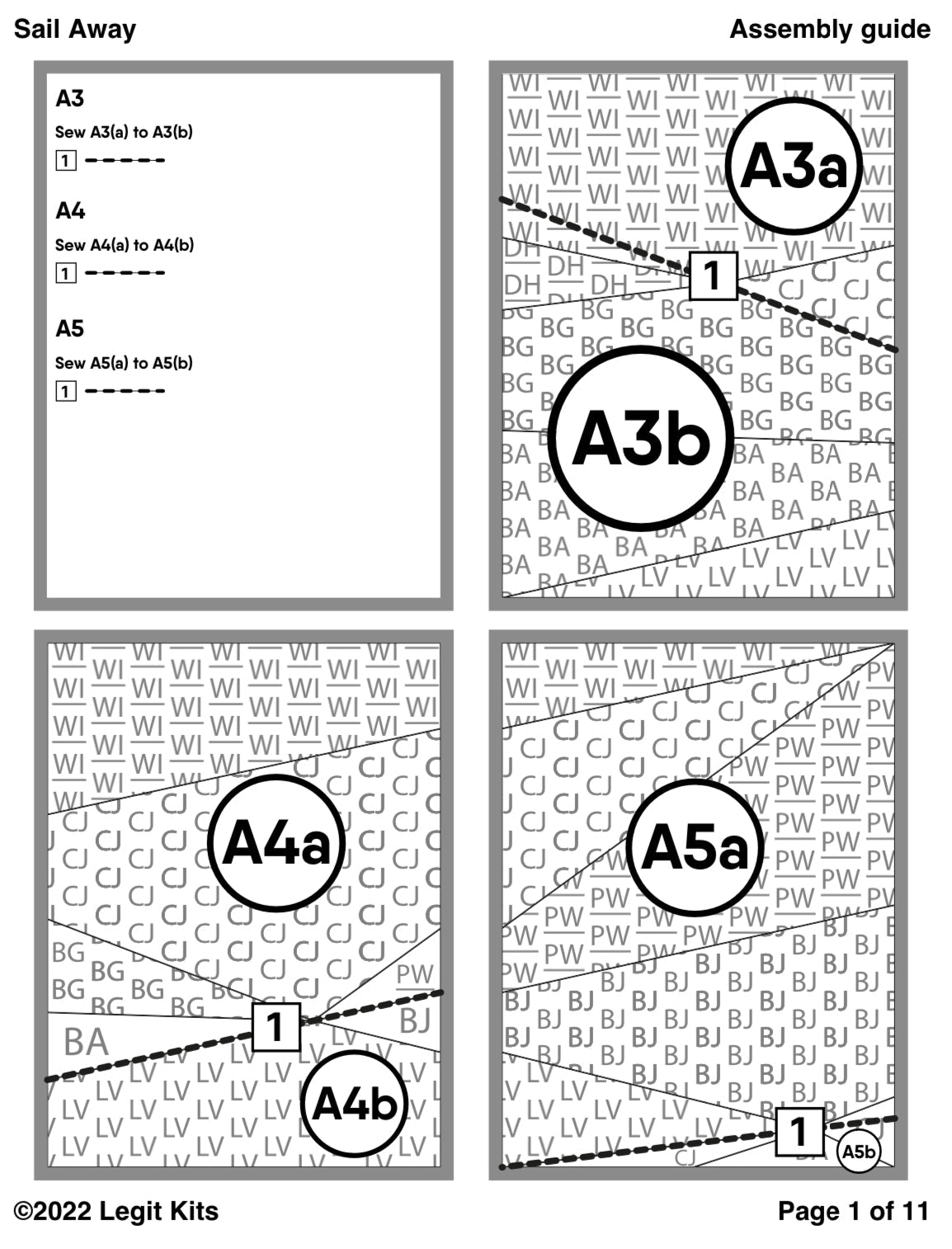 Sail Away Quilt Kit
