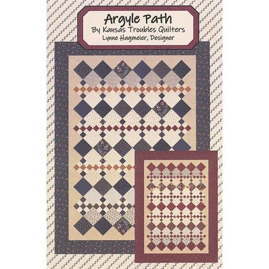 Argyle Path quilt pattern by Kansas Troubles Quilters
