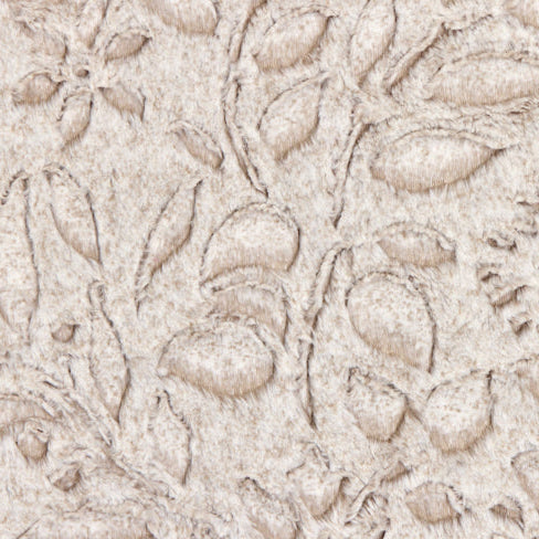 Simply Taupe Luxe Cuddle Heather Poppy 58/60" Fabric Per Yard