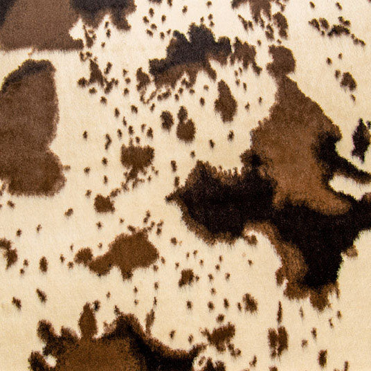 Luxe Cuddle® Pony Ivory/Brown 58/60" Fabric - ( 7/8 Yard Pack )