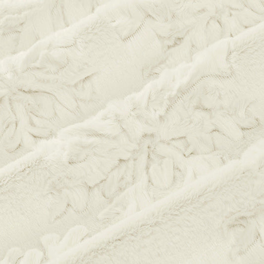 Natural Luxe Cuddle Snowflake 58/60" Fabric Per Yard