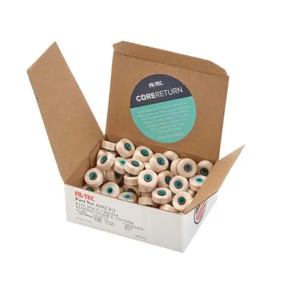 Cream Magna-Glide Classic #60 Bobbins ( Case of 72 ) - Linda's Electric Quilters