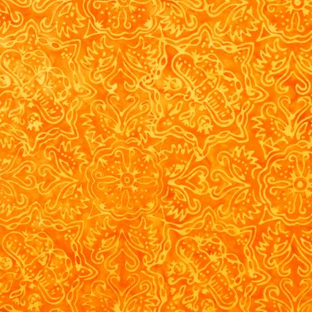 Elementals Batiks Rainbow Brights Marigold quilting fabric by Riley Blake