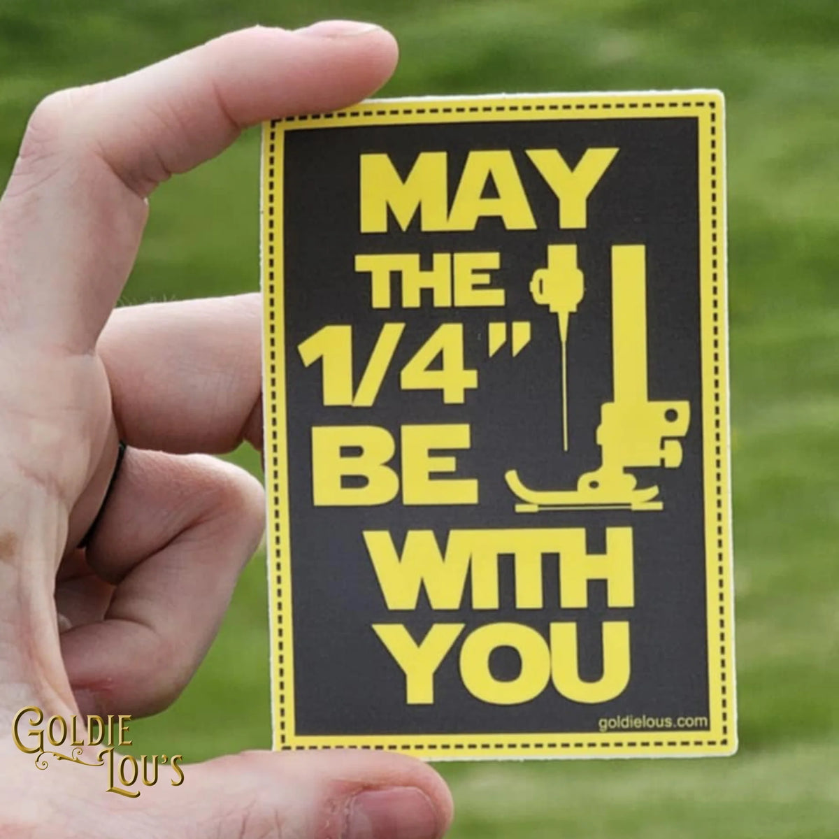 May the 1/4th Be With You Sticker