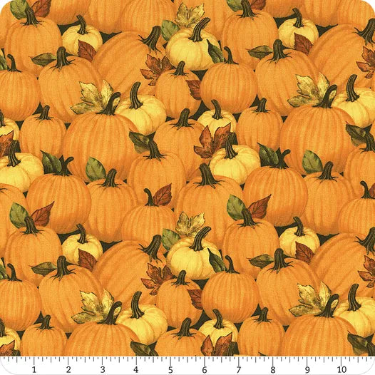 Oh My Gourd Pumpkins All Over quilting fabric by Wilmington Prints