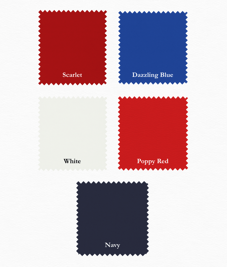 Blue, Black, Red, White - Supreme Solids - 2.5" Roll - Patriotic (20 cuts)