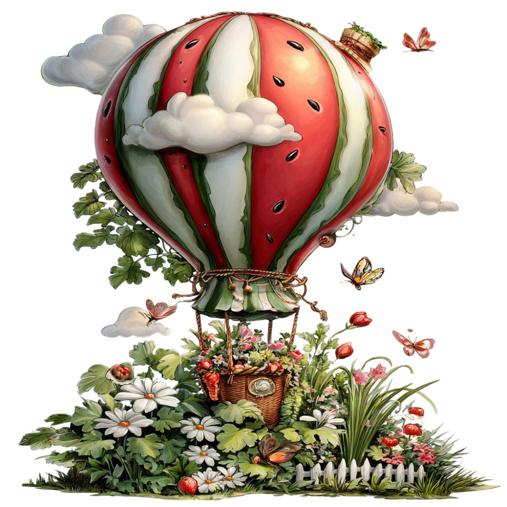 Whimsical Summer Fabric Panel 29