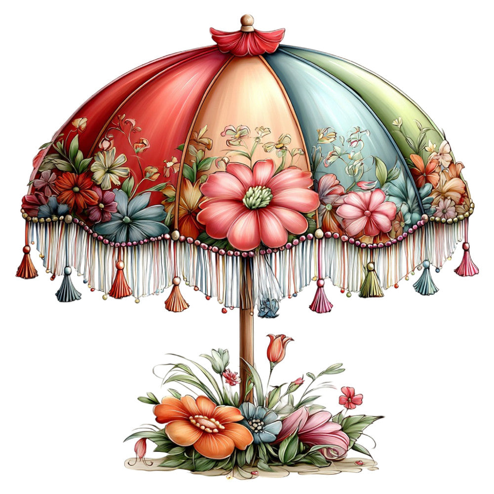 Whimsical Summer Fabric Panel 34