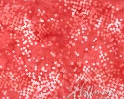 Hoffman Bali Batik tossed squares salmon