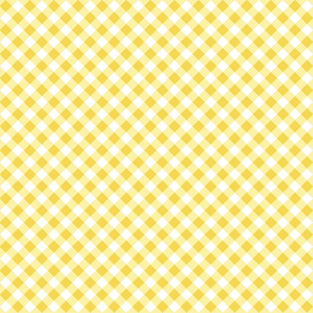 Barely Basics Gingham Quilting Cuddle Sunshine Fabric Per Yard