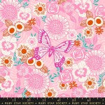 Ruby Star Backyard Butterfly Garden Posy quilting fabric by Moda