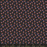 Ruby Star Meadow Star Soft Black quilting fabric by Moda