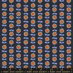 Ruby Star Meadow Star Soft Black quilting fabric by Moda