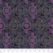 Rain Dreaming Purple quilting fabric by M and S Textiles Australia
