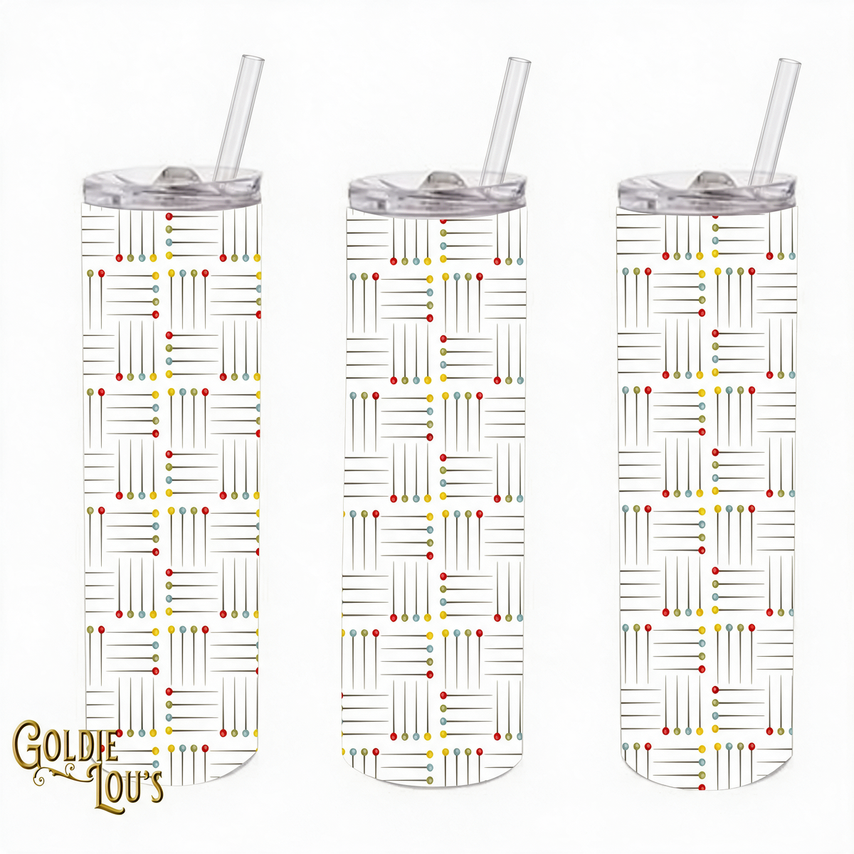 Pins Skinny Tumbler