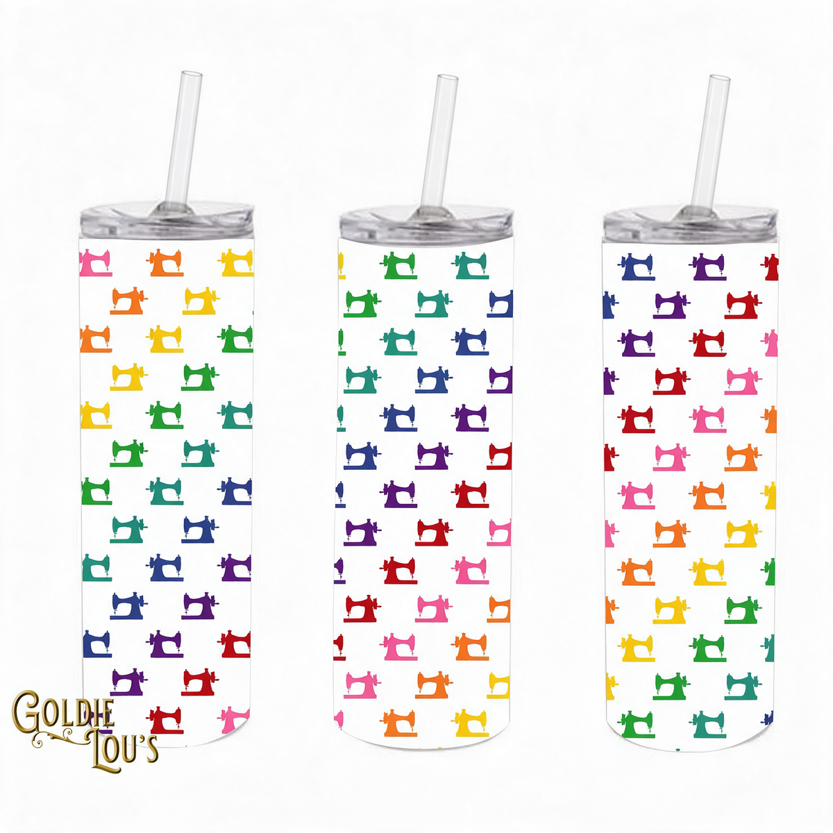 Rainbow Machine Skinny Tumbler