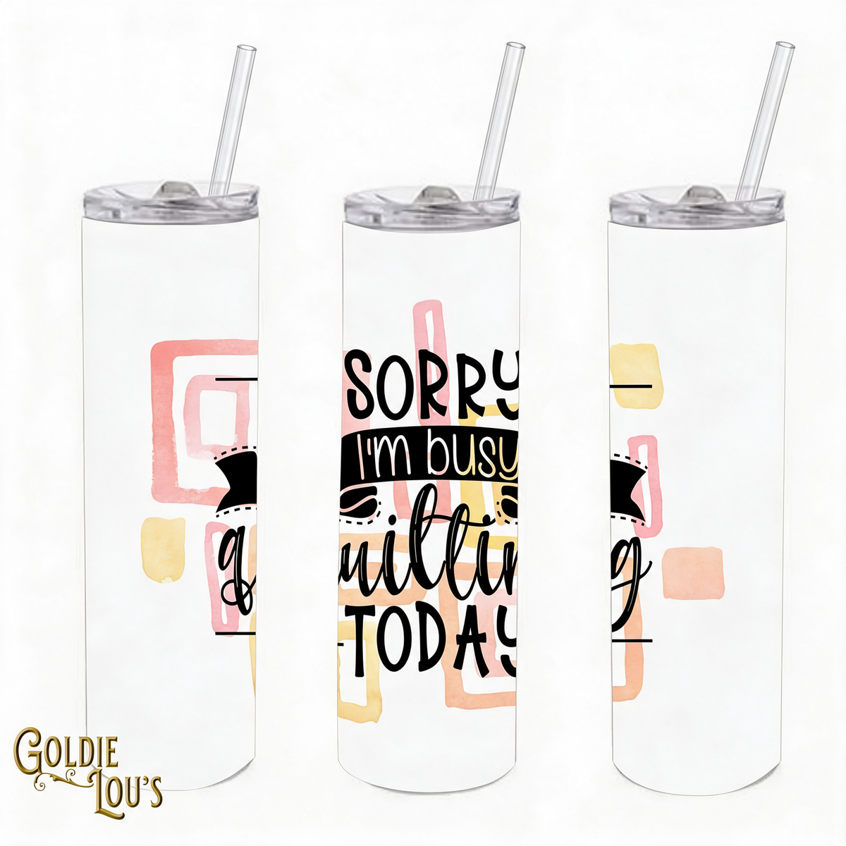 Quilting Today Skinny Tumbler