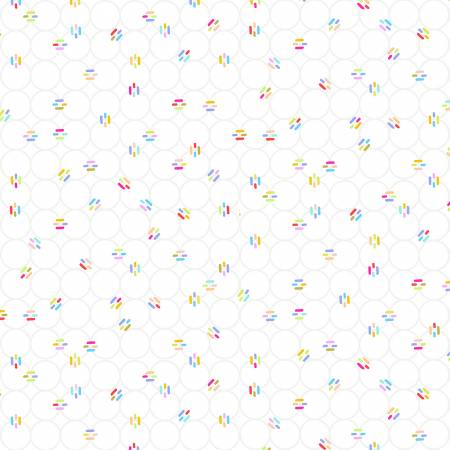 RJR Miniature Minis links white quilting cotton