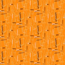 RJR Brushstrokes quilting cotton blender fabric in Tangerine