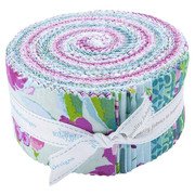 Riley Blake Hampton Garden 2.5 inch fabric strip roll, 40 pieces