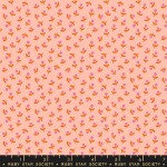 Ruby Star Meadow Star Peach quilting fabric by Moda
