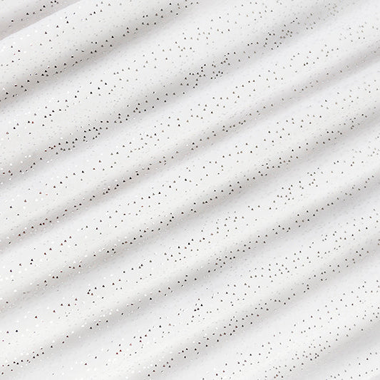 Snow/Silver Sparkle Cuddle Glitter 58/60" Fabric Per Yard