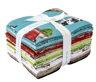 Riley Blake Spring Barn Quilts fat quarter bundle, 18 pieces