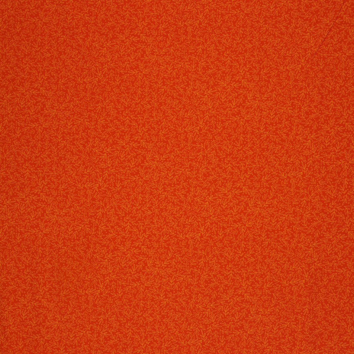 Sewing Season Packed Sprigs Orange 44"/45" Fabric Per Yard