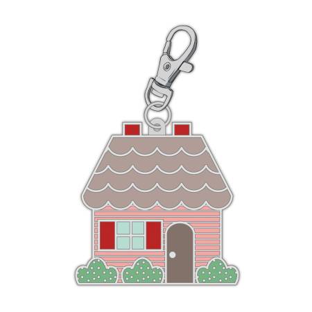 Bee Vintage happy house enamel charm