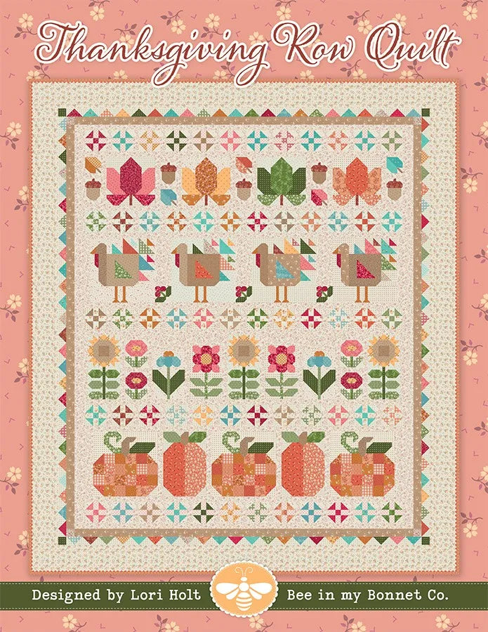 RB It's Sew Emma Thanksgiving Row Quilt Pattern - Baked With Love