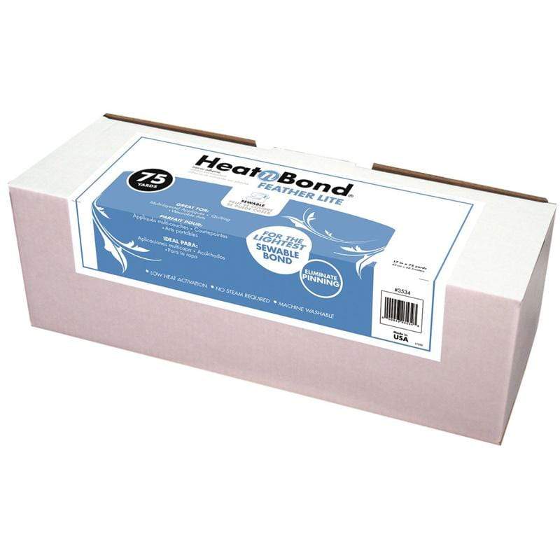 Heatnbond FeatherLite Iron-On Adhesive Roll Display Box, 17 in x 75 yds