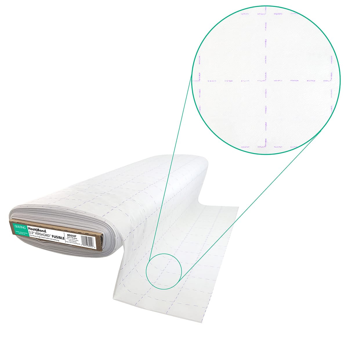 HeatnBond VersaGrid Fusible Non-Woven 2.5 inch Grid, 48 in