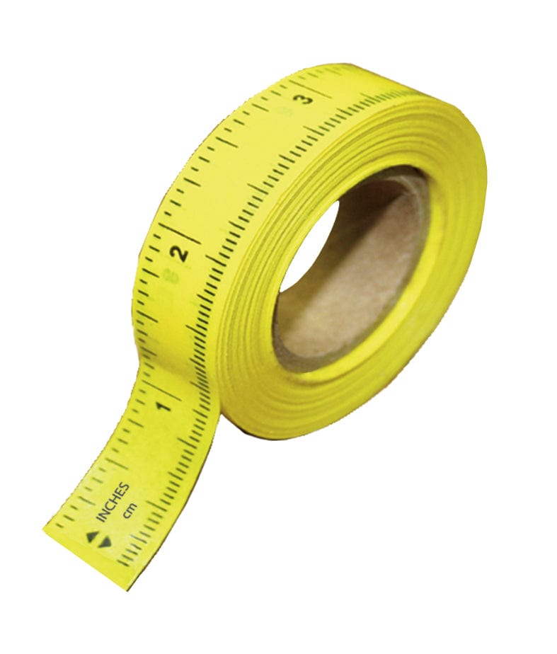 PeelnStick Removable Ruler Tape Imperial + Metric, 1/2 in x 10 yds