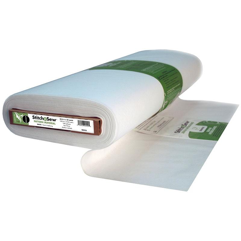 StitchnSew Pattern Material Non-Woven Sew-In, White 58.5 in