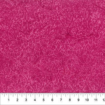 Banyan Batiks Decorative Carving Tickled Pink quilting fabric