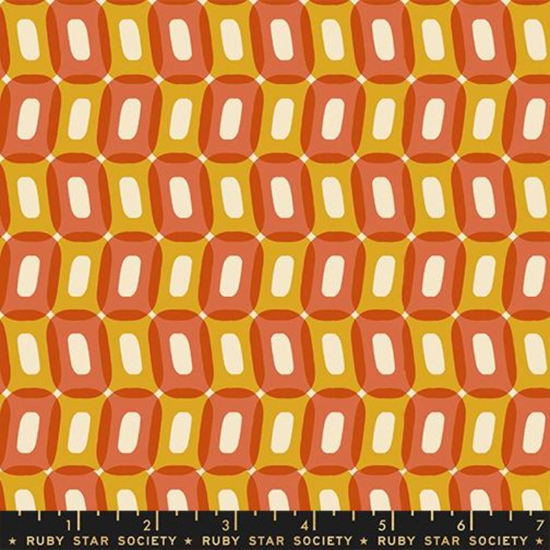 Ruby Star Society To and Fro Ooo's rust quilting cotton