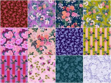 Rosa 10"x10" Squares Precut Fabric