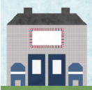 Our Town Post Office block of the month quilt kit by Riley Blake