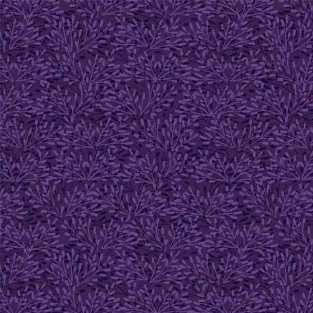 Purple Whimsy Cotton Wideback Fabric Per Yard - Linda's Electric Quilters