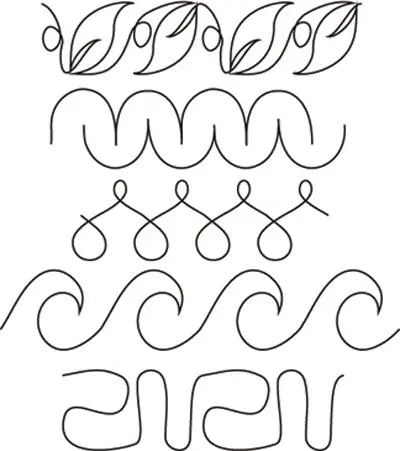 700 Easy Roll Pantograph by Linda V. Taylor - Linda's Electric Quilters