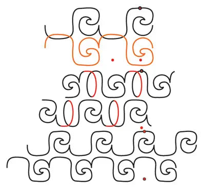 801 Combo Pantograph by Linda V. Taylor - Linda's Electric Quilters