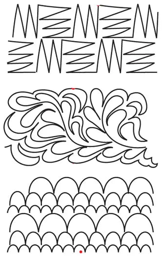 805 Combo Pantograph by Linda V. Taylor - Linda's Electric Quilters