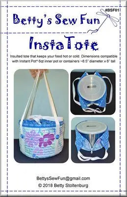 Betty's Sew Fun InstaTote Pattern for InstaPot - Linda's Electric Quilters