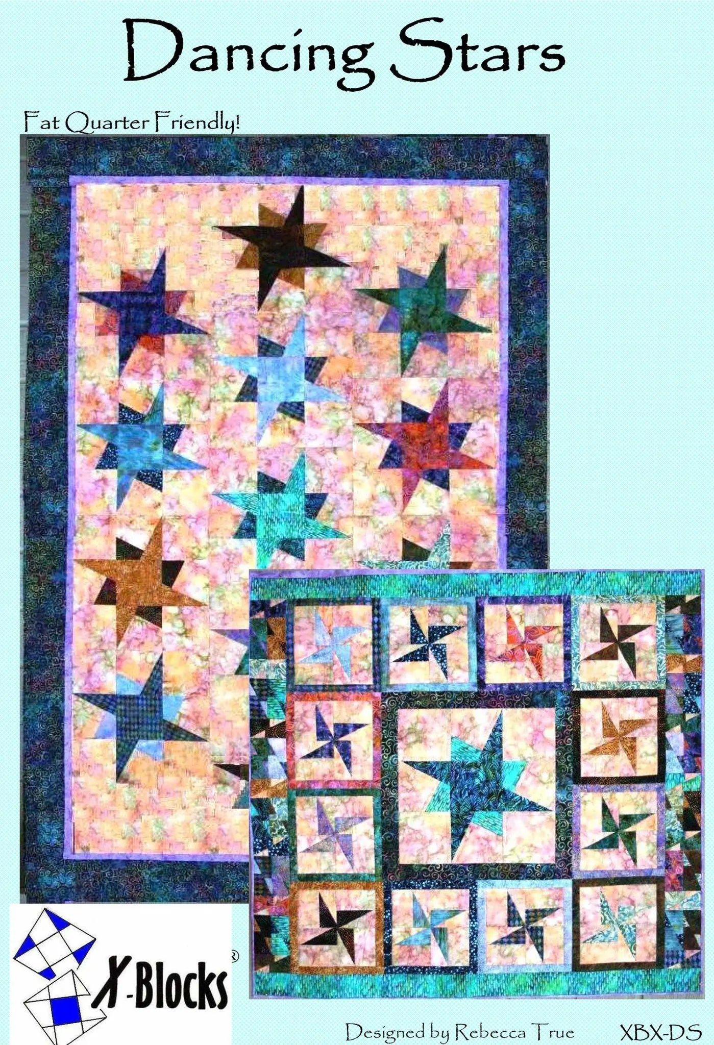 X-Block Dancing Stars Pattern - Linda's Electric Quilters