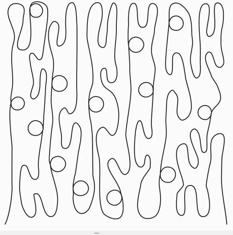 Flowing Ripples and Pearls Digital E2E - Linda's Electric Quilters