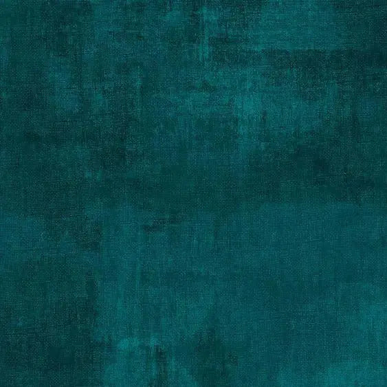 Green Dark Teal Dry Brush Cotton Wideback Fabric Per Yard Wilmington Fabrics