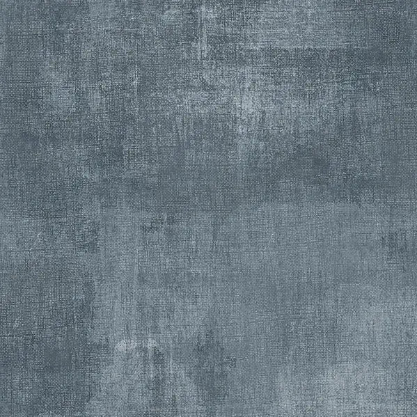 Grey Blue Denim Dry Brush Cotton Wideback Fabric Per Yard Wilmington Fabrics