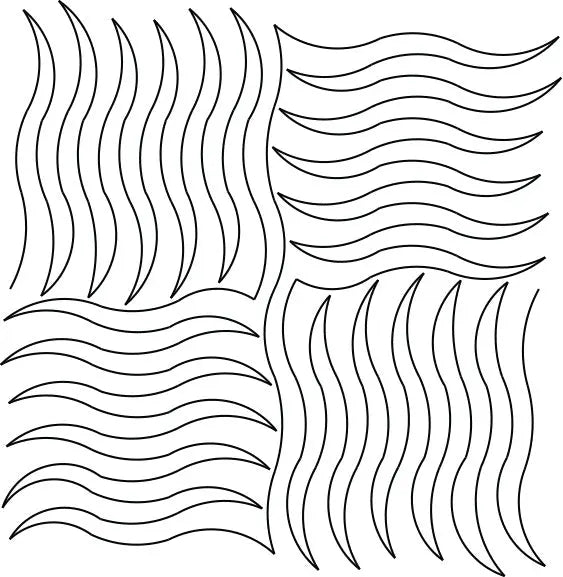 207 Basketweave Pantograph by Linda V. Taylor - Linda's Electric Quilters